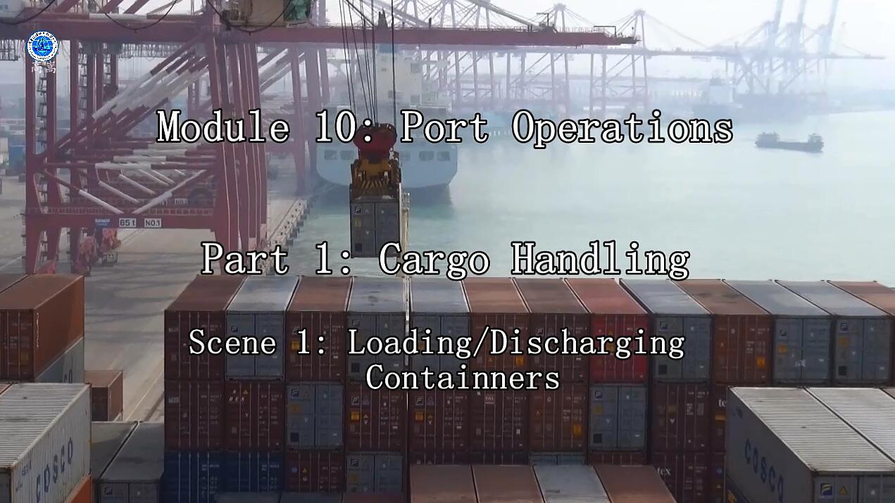 Loading and Discharging Containers 装卸集装箱（荷兰无人驾驶车，保安，工头，理货）